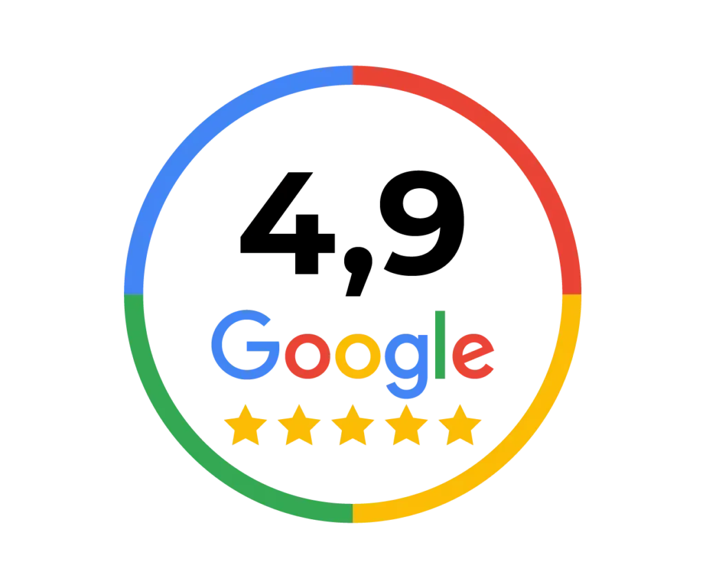 Puntuación media de los servicios de pulido y abrillantado en Barcelona según Google.