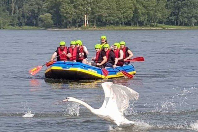 Rafting Drachenfels Rafting-Tour auf dem Rhein M1 von Rolandseck bis Bonn-Graurheindorf
