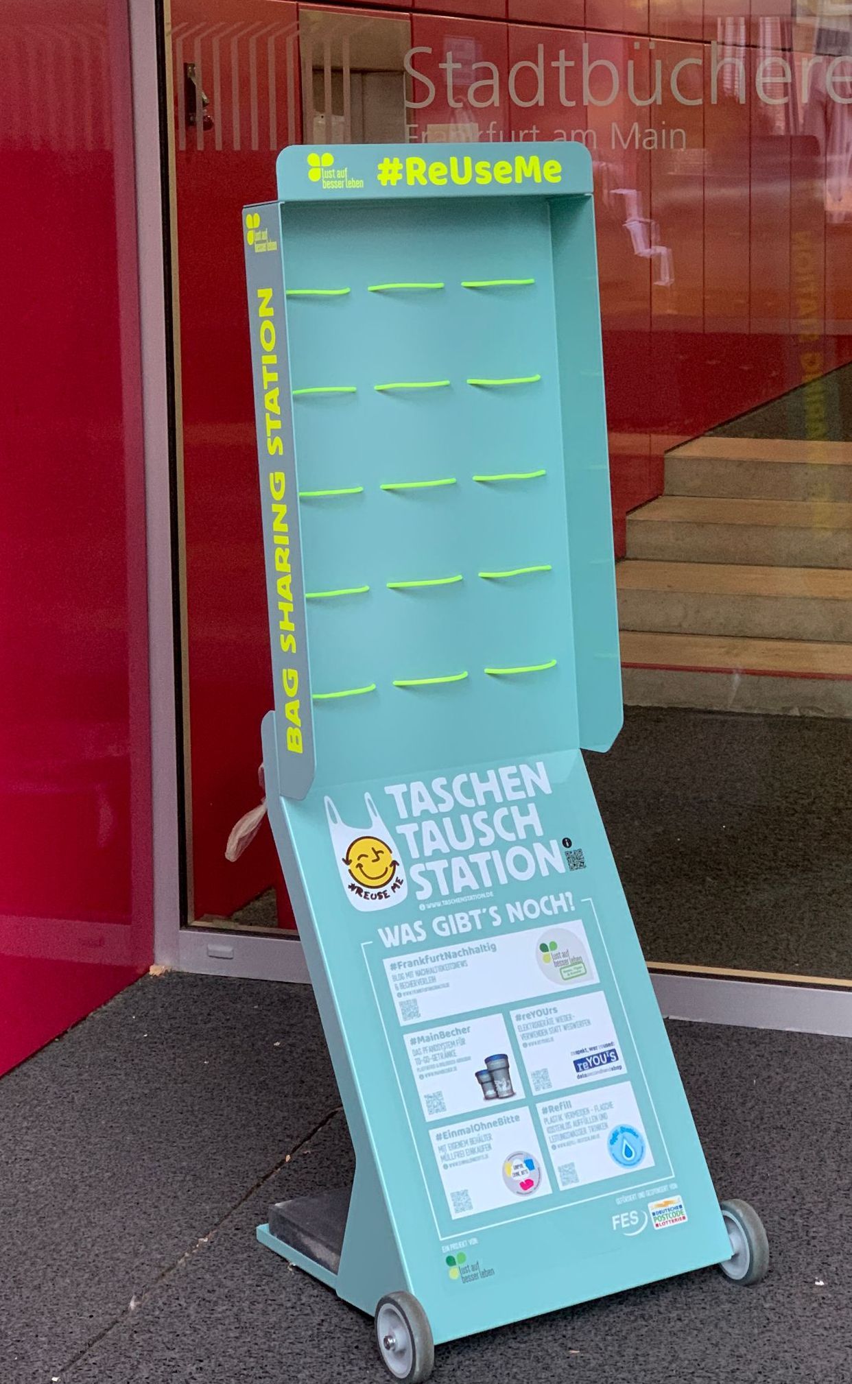 Bild von Taschentauschstation-Aufsteller