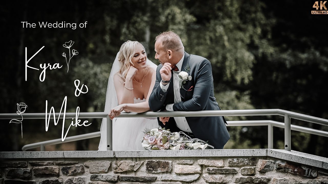 Brautpaarfotoshooting auf einer Brücke im Kurpark Bad Nauheim