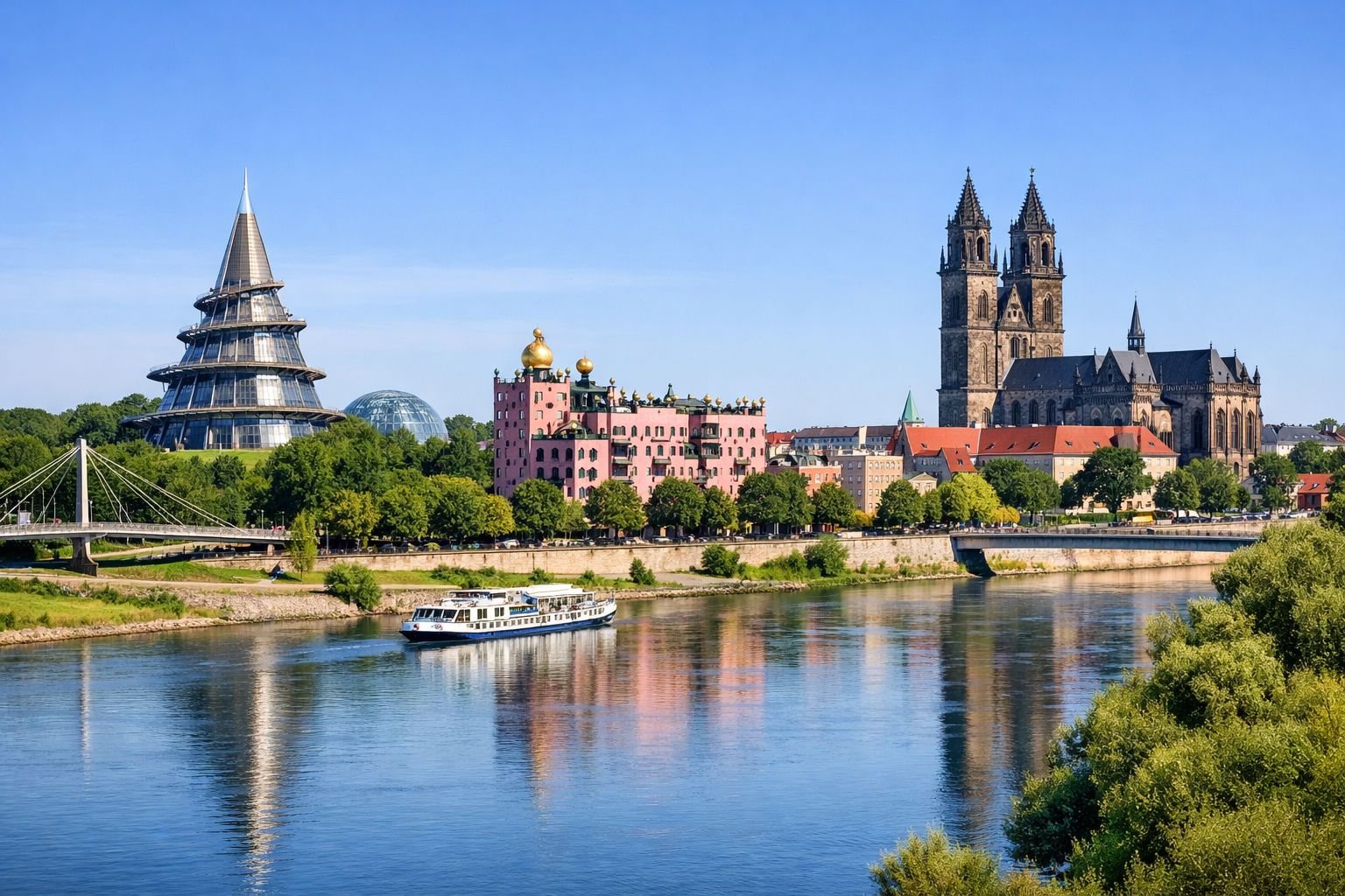 Top attractions near DAS ELB Hotel in Magdeburg by the Elbe