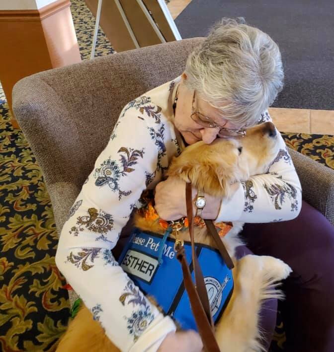 The purpose is to bring mercy, compassion, presence, and proclamation of Jesus Christ to those who are suffering and in need. It is the team's wish to continue this mission with a second K-9 puppy as Esther is nearing retirement.