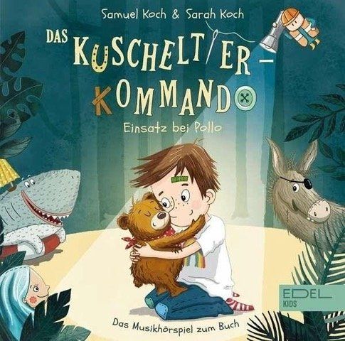 Das gezeichnete Hörspiel-Cover des Kuscheltierkommandos