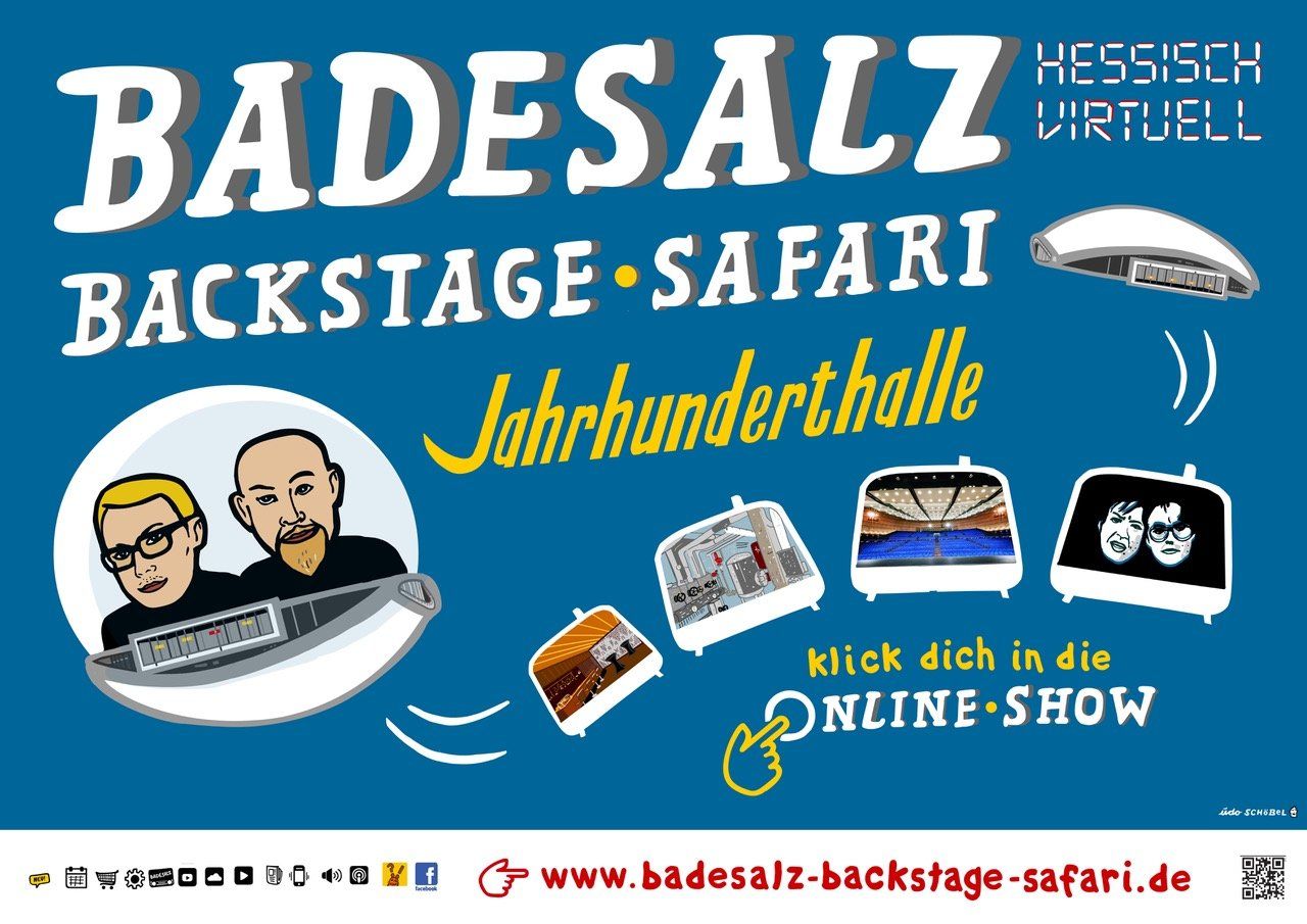 Das Plakat der Badesalz Backstage Safari