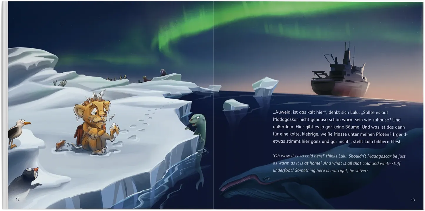 Blick ins prächtig gezeichnete Kinderbilderbuch Lulu & Polly