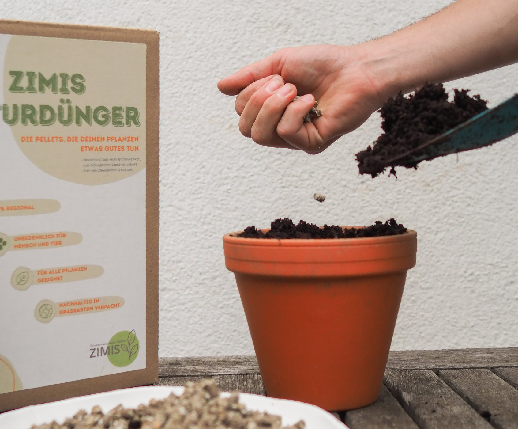 Naturdünger Pflanzendünger Dünger Pellets Garten Gärtner umtopfen düngen gärtnern