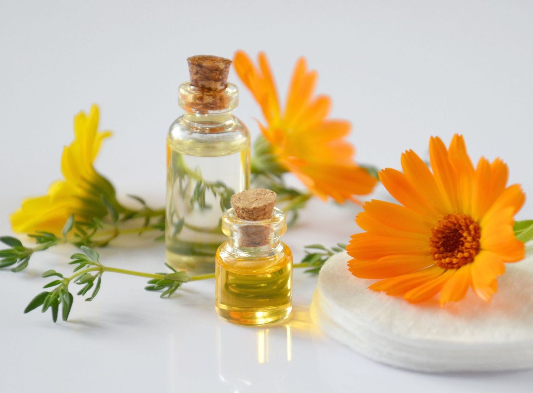 Ringelblumen, Pflanzenauszug Ringelblumen, Pflanzenauszug