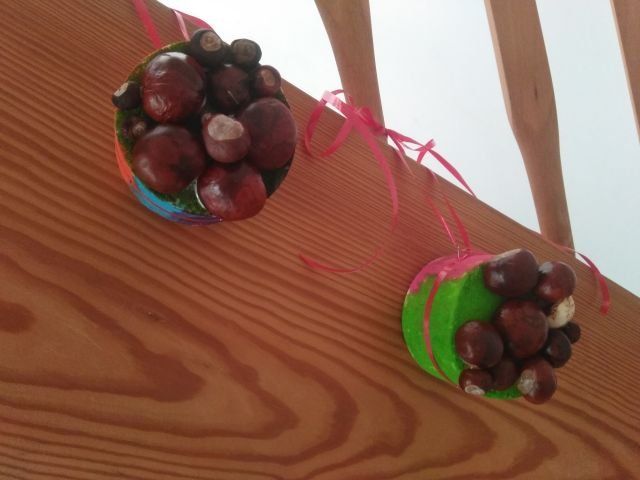 Kastanienkranz Kastanienkranz basteln