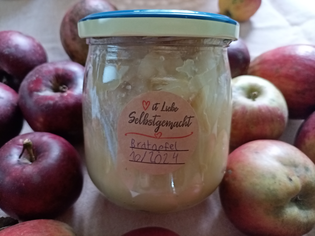 Rezept für Bratapfel Bratapfel im Glas