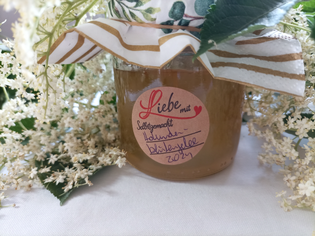 Holunderblütengelee Bärentatzen Rezept