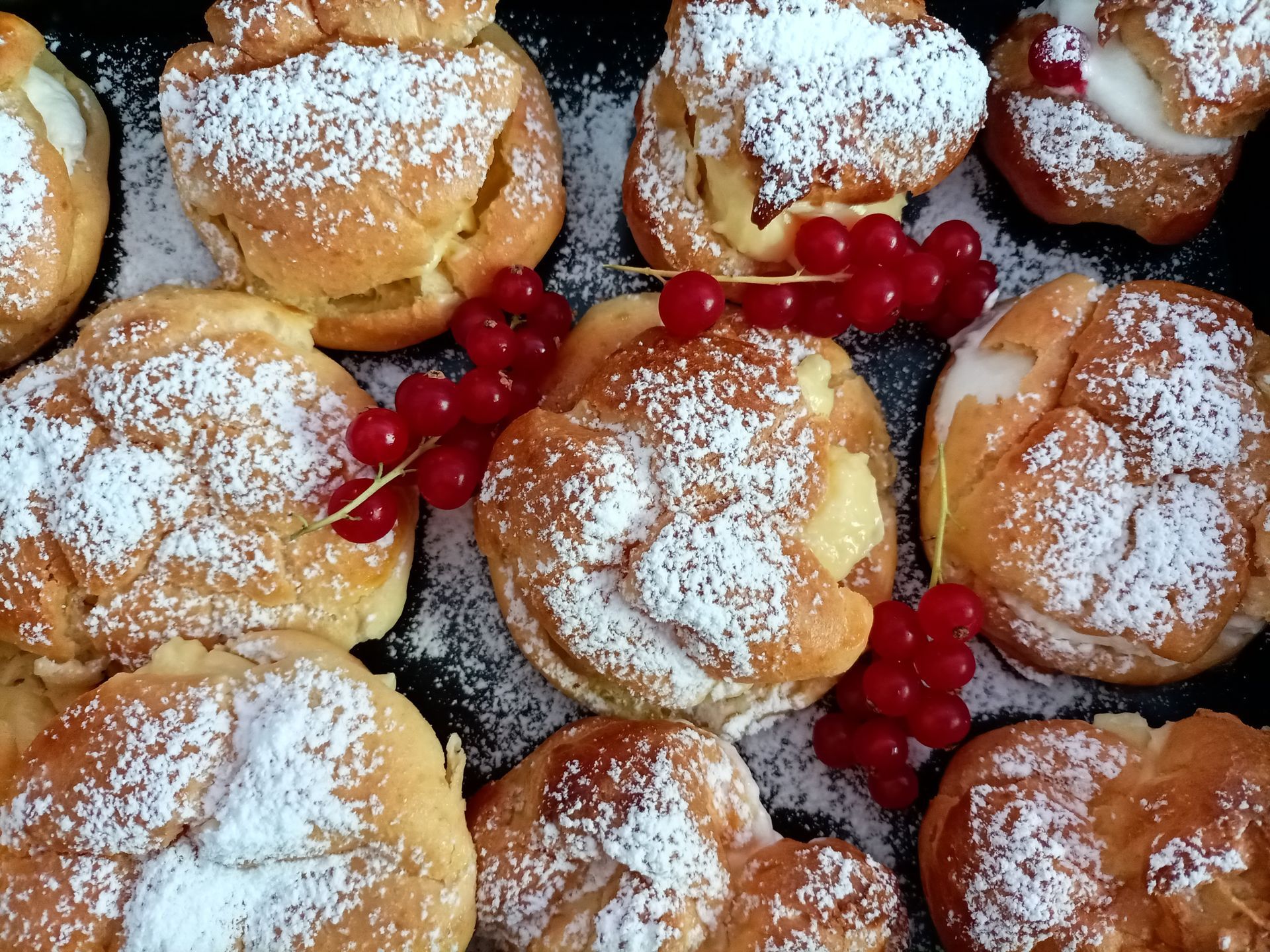 Rezept für Eclairs und Windbeutel Rezept Eclairs mit Puddingcreme