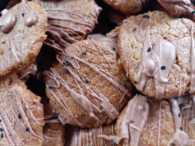Rezept für Sesamkekse Tahinikekse selber backen