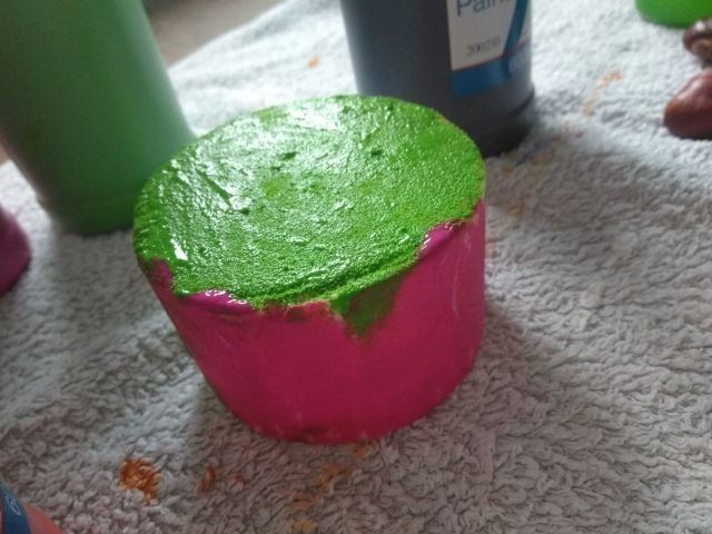 Basteln mit PIA Kastanienkranz basteln