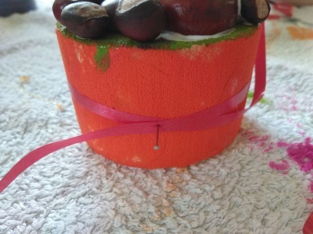 Kastanienkranz basteln Basteln mit PIA