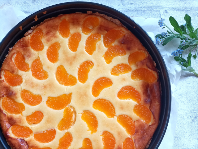 Rezept für Mandarinenkäsekuchen Rezept Käsekuchen mit Mandarinen