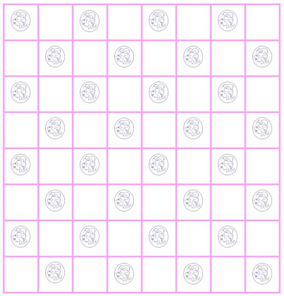 Spielvorlage DAME für Kinder DAME für Kinder