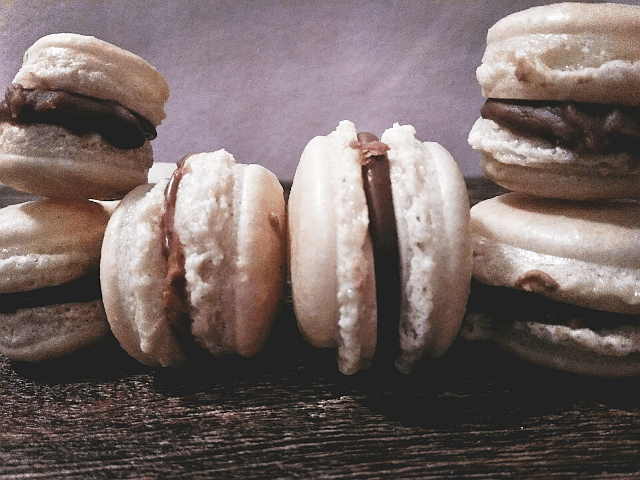 Gebäck mit Schokoladenfüllung