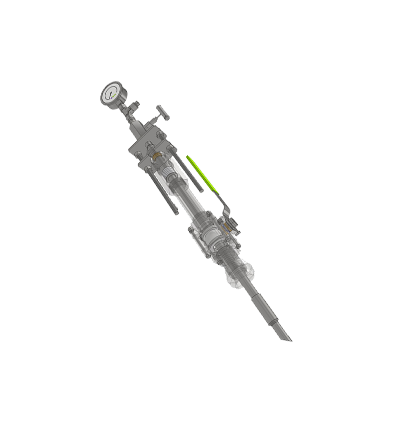 Retractable access system for low pressures