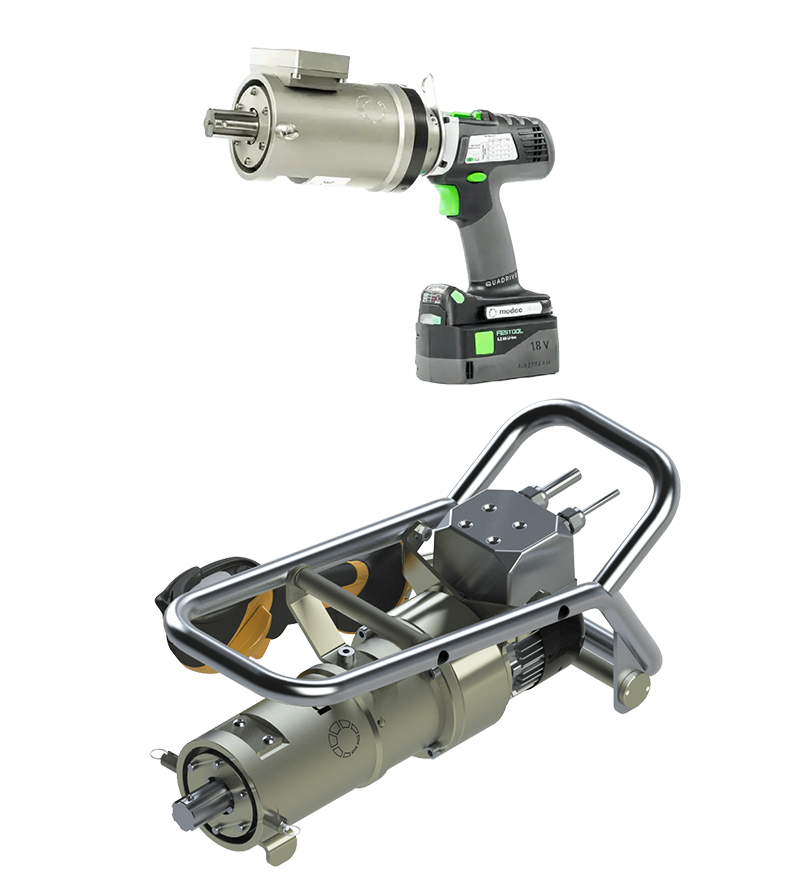 Electric portable rotary actuators
