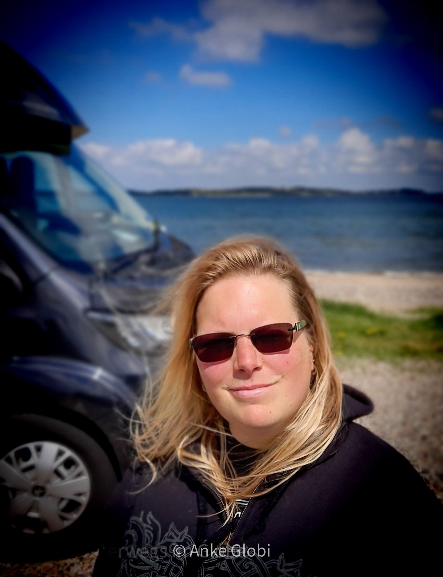 Anke Anke im Globe-Traveller