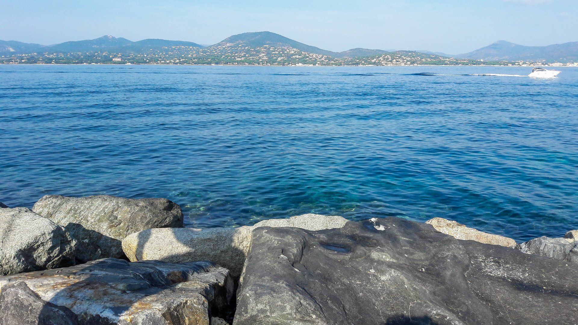 Côte d' Azur, Frankreich im Globe-Traveller