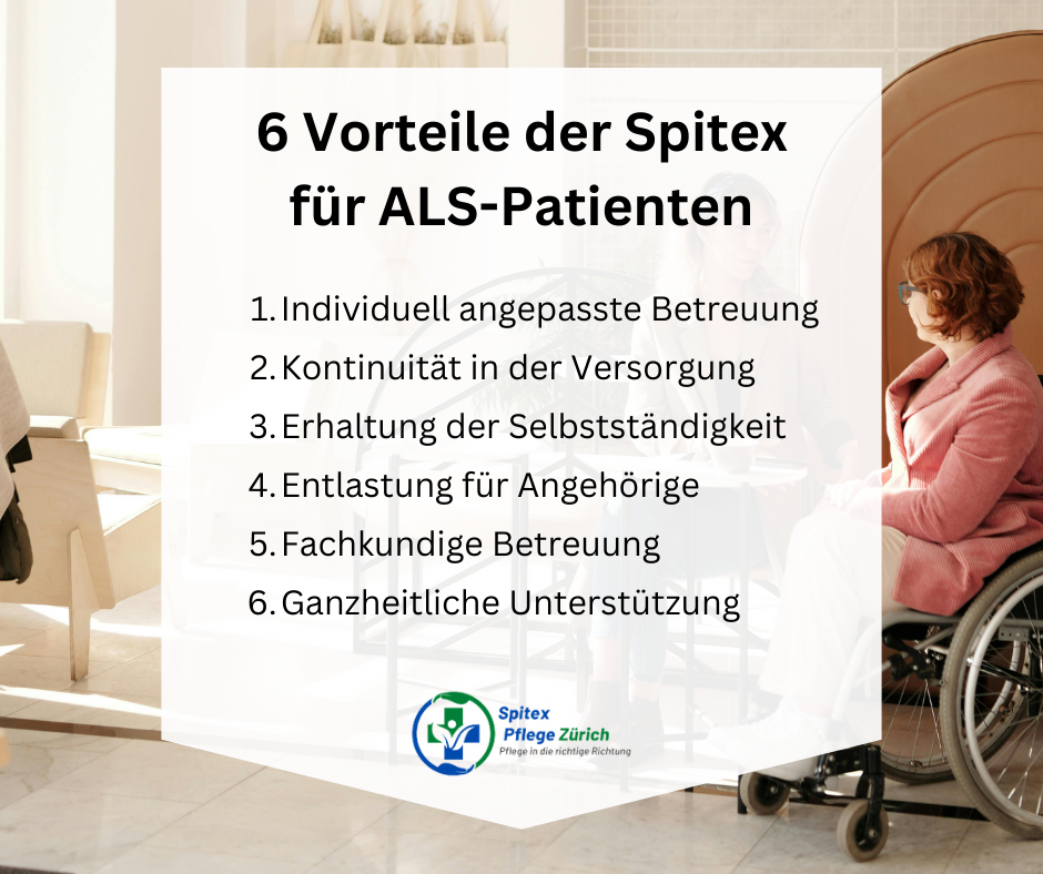 Unterstützung für Patienten mit Amyotropher Lateralsklerose (ALS), 6 Vorteile der Spitex für ALS-Patienten