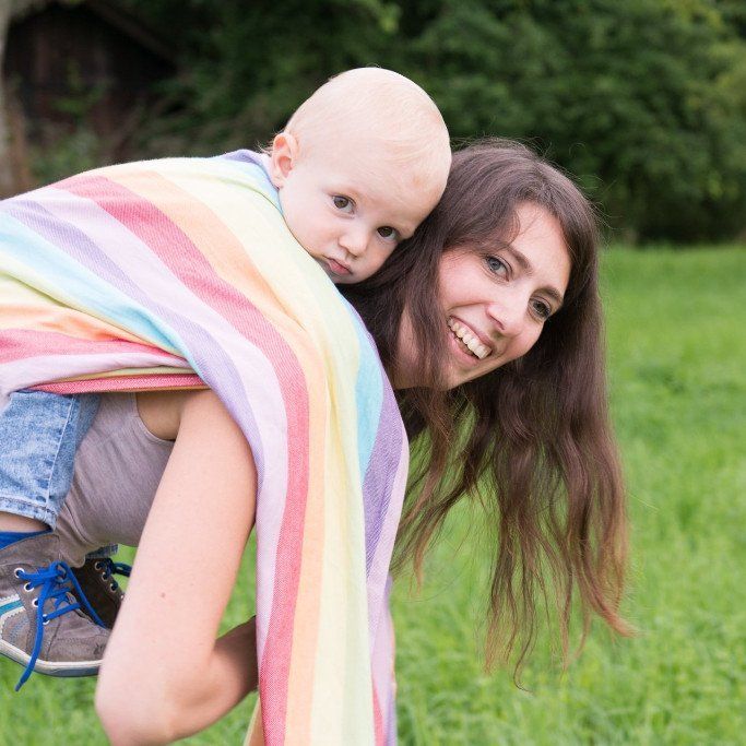 Melanie Seitz Melanie Seitz, über mich, Rückentragen, Tragetuch