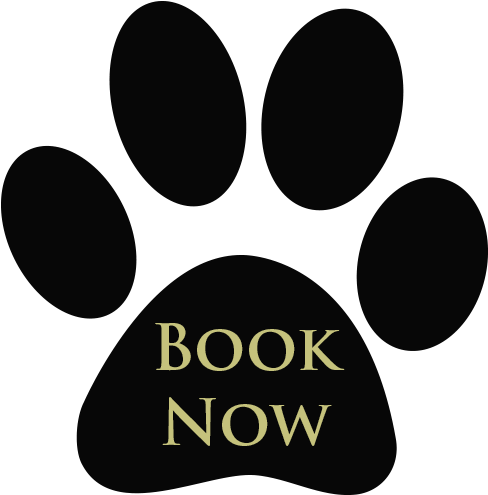 Calavey Pet Services Booking Paw Print logo