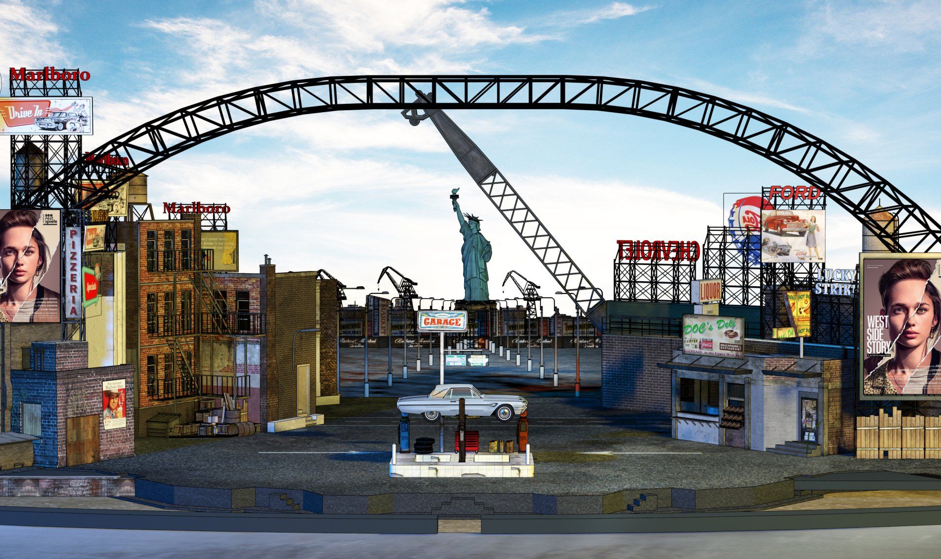 Kulisse West Side Story (c) Walter Vogelweider