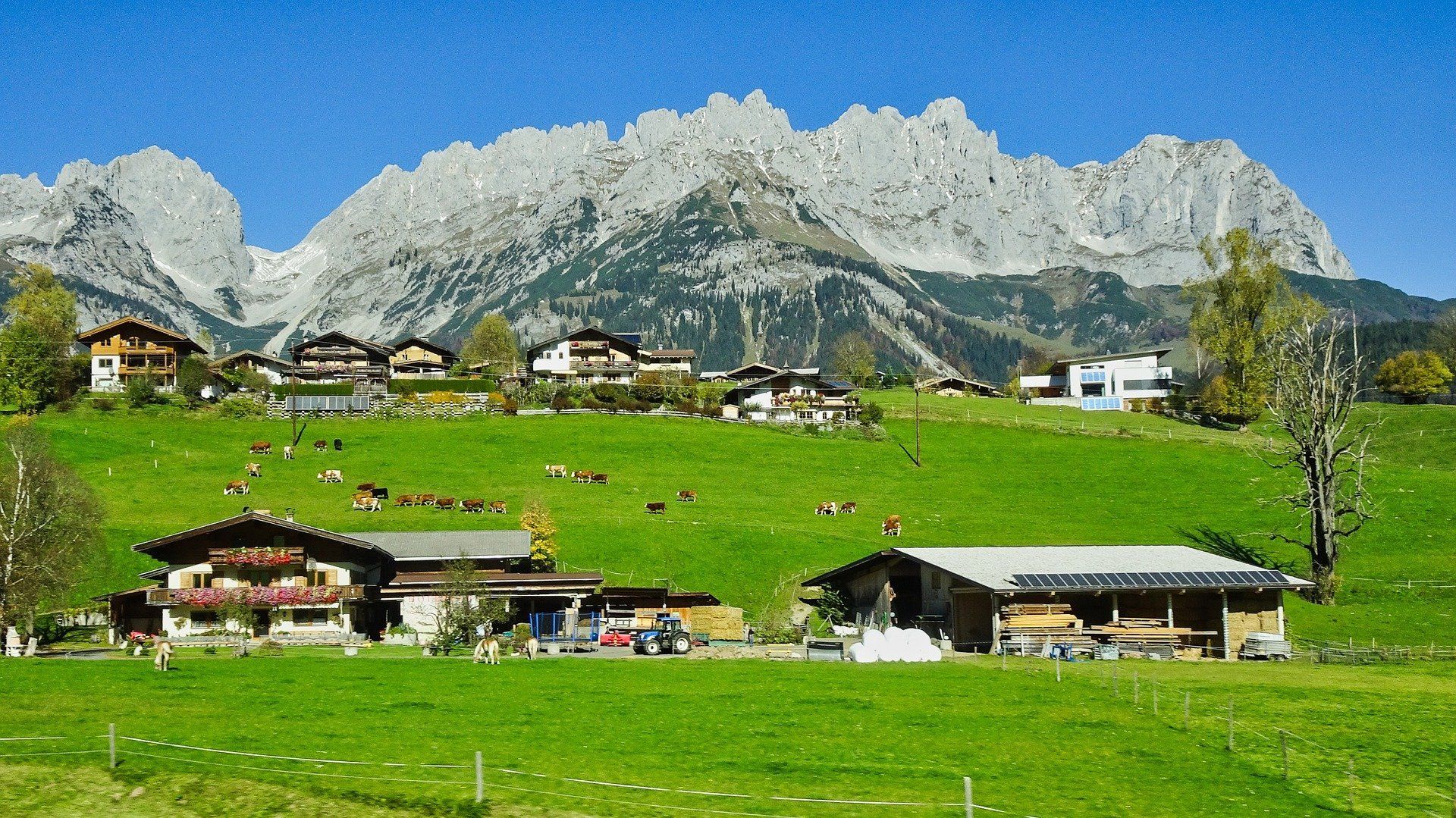Bergdörfer Idylle