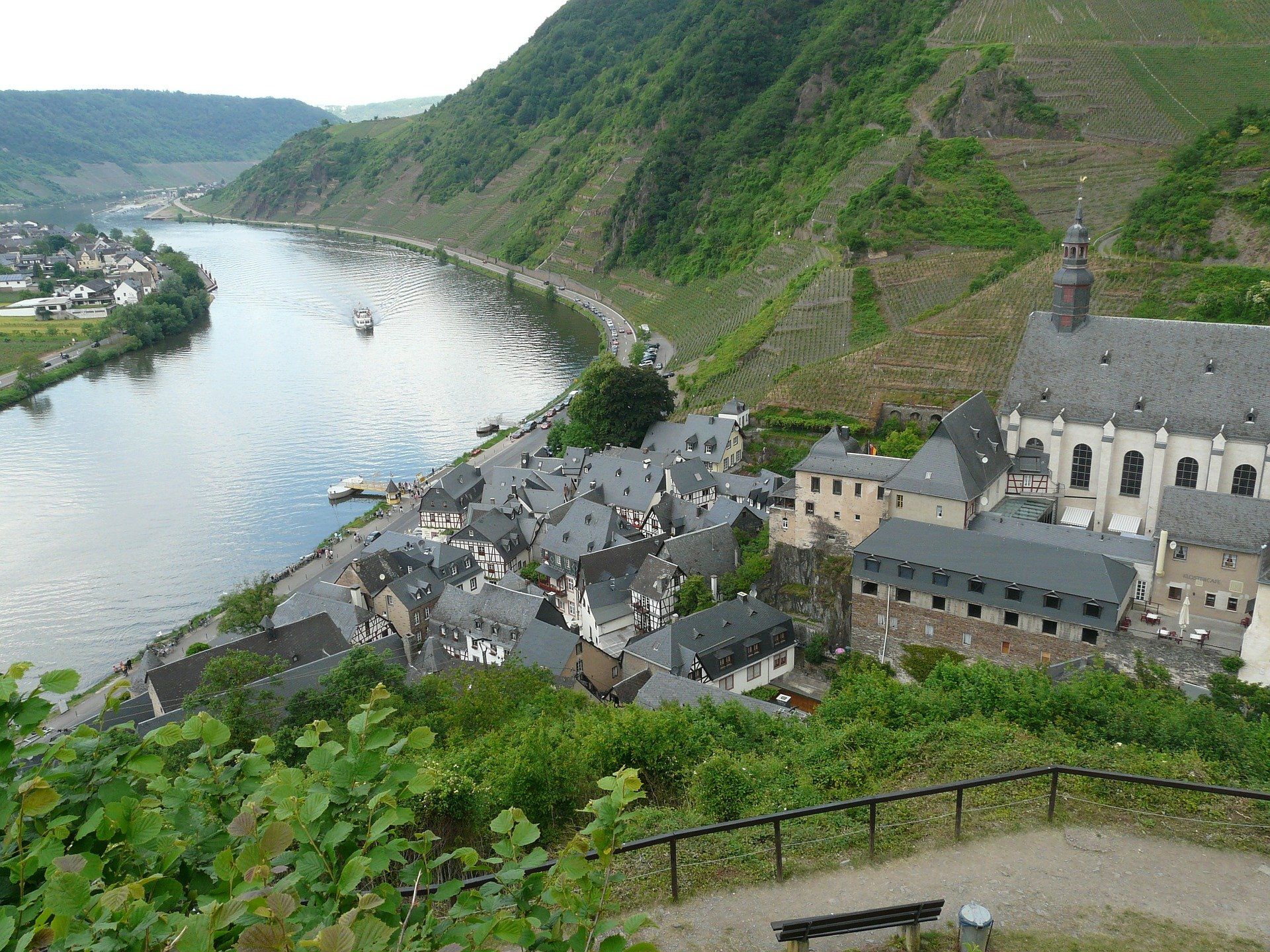 Moselblick Blick auf die Mosel