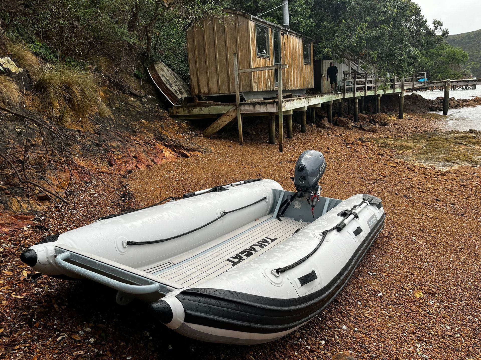 Takacat 340LXR catamaran opblaasboot met aluminium vloer