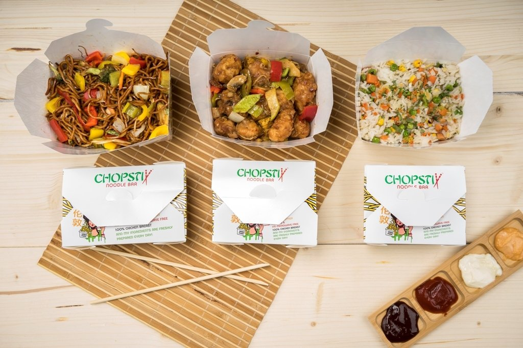 Food-Boxen aus Pappe