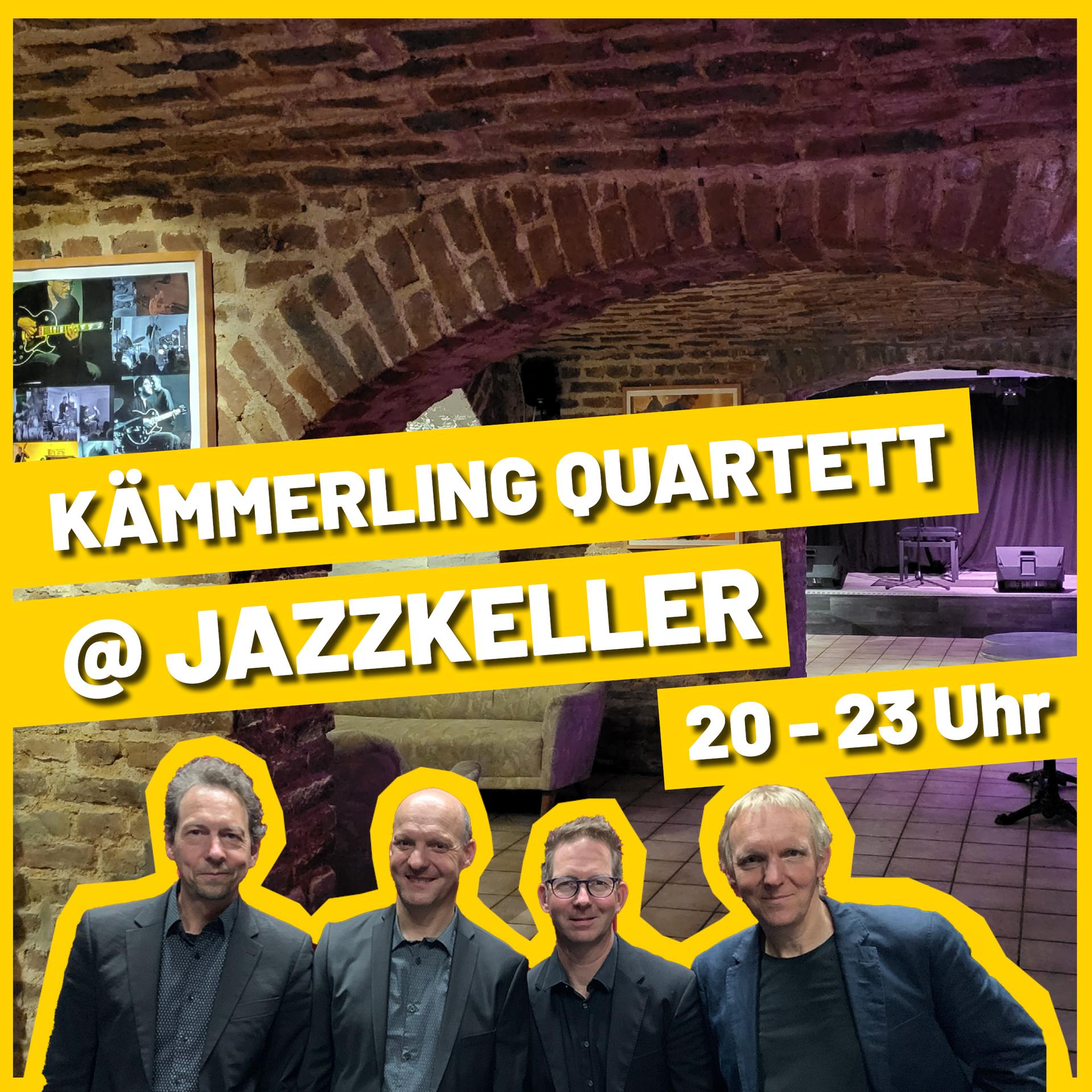 Bandfoto: Privat Festival | Hürther KneipenKulTour | Kämmerling Quartett @ Jazzkeller | Bandfoto: Privat