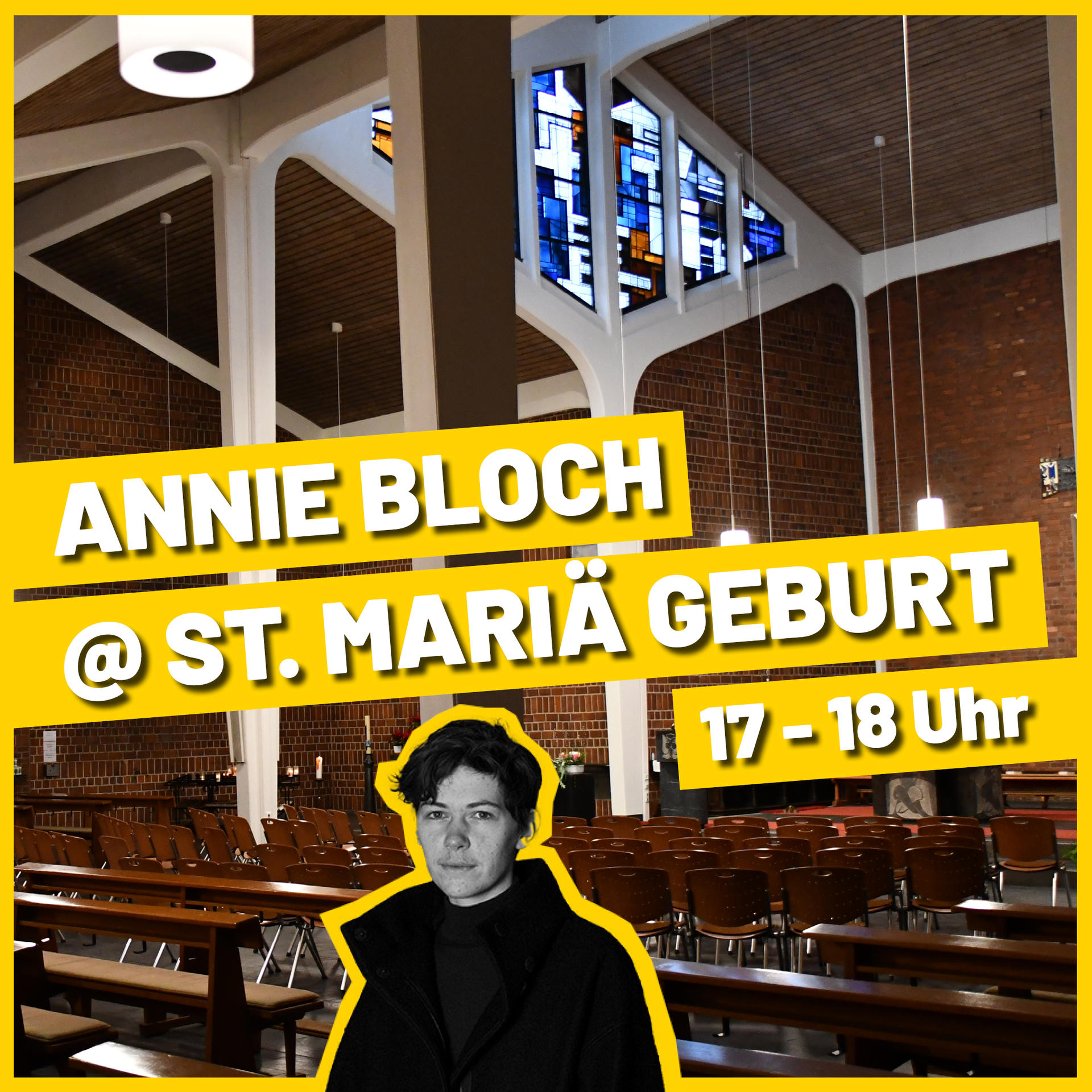 Foto Annie Bloch: Franzi Schardt Festival | Hürther KneipenKulTour | Annie Bloch @ Pfarrkirche St. Mariä Geburt | Foto Annie Bloch : Franzi Schardt