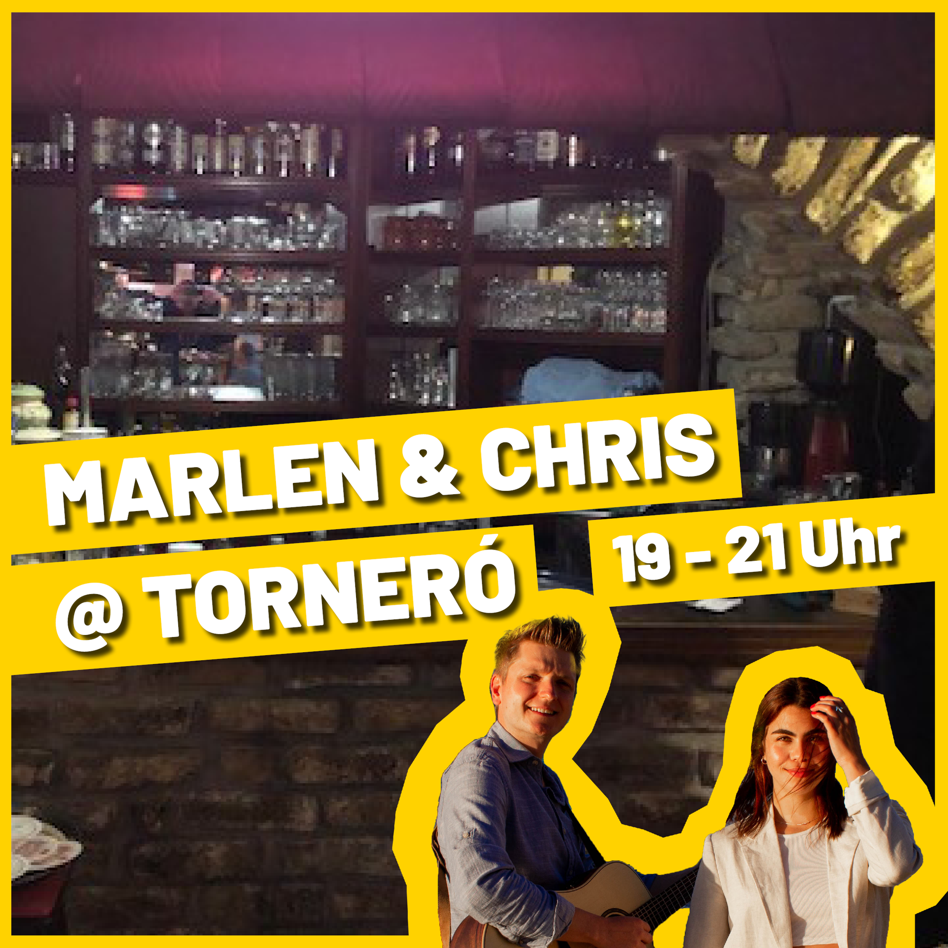 Bandfoto: Marlen Guastella Festival | Hürther KneipenKulTour | Marlen & Chris @ Torneró | Bandfoto: Marlen Guastella