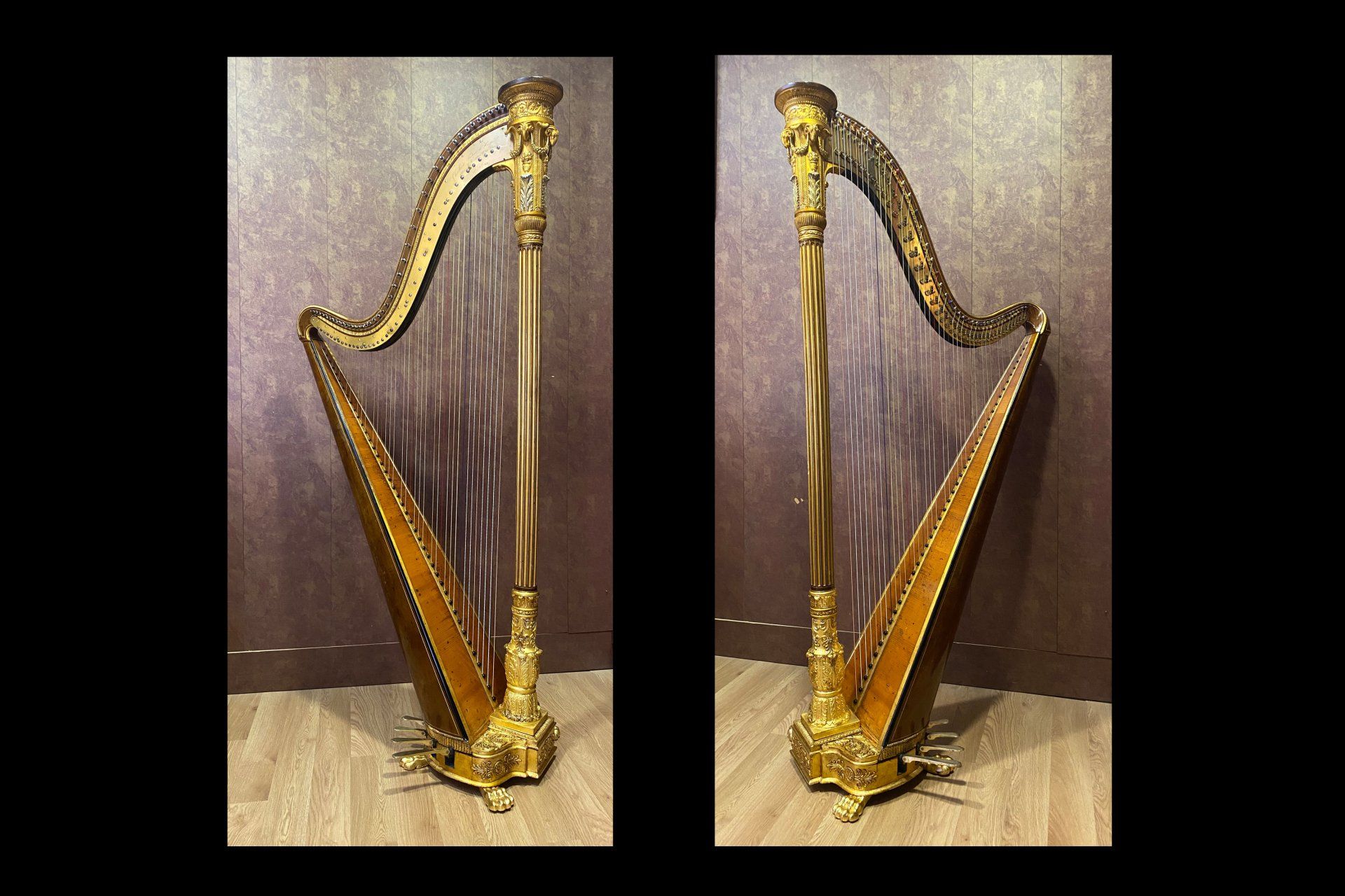 Restauración arpa Challiot de simple movimiento, Casa José Zorrilla Casa José Zorrilla, Valladolid. Víctor J. Martínez Restauración arpa Challiot de simple movimiento., Casa José Zorrilla Casa José Zorrilla, Valladolid. Víctor J. Martínez