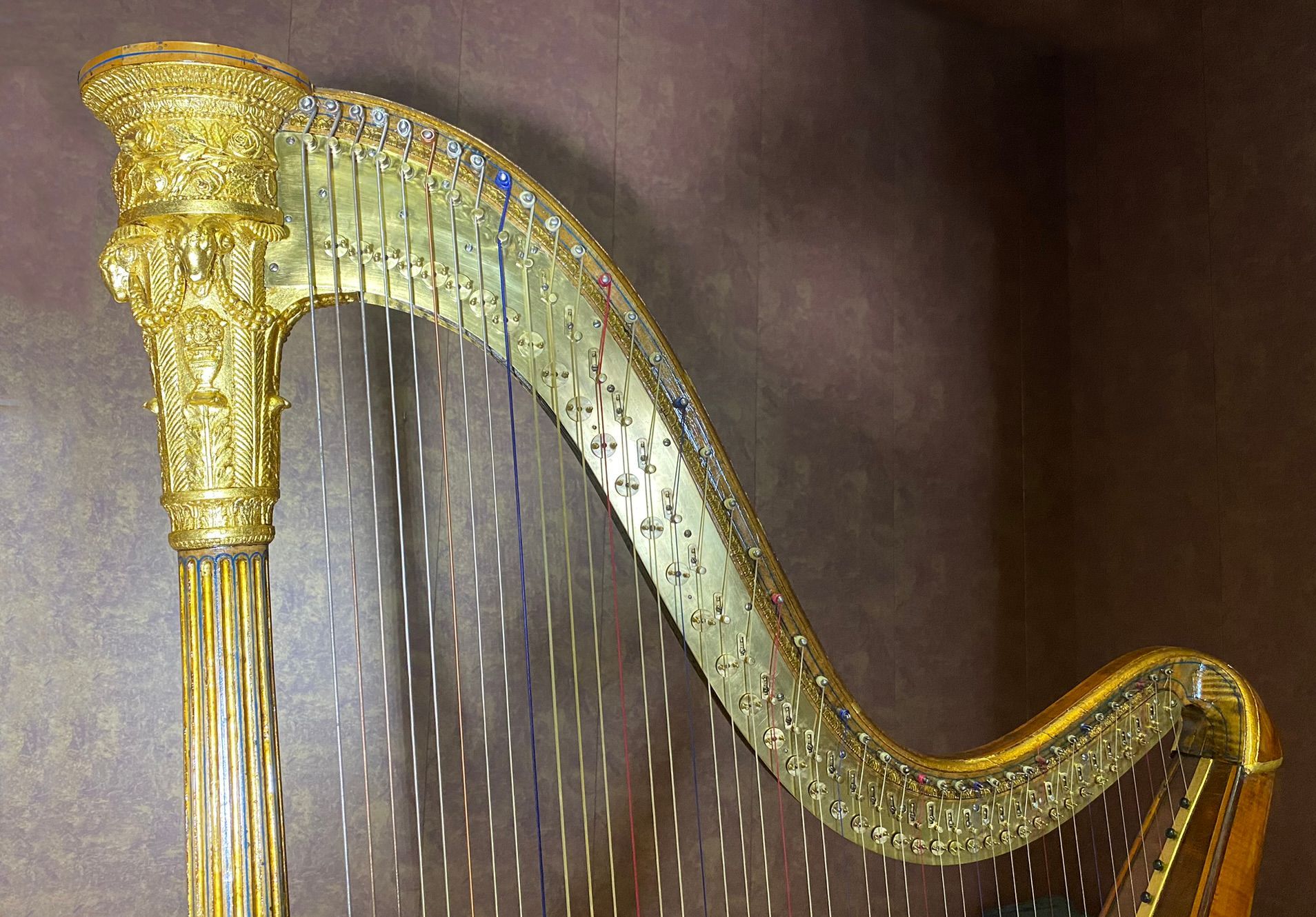 restauración arpa+Naderman+Víctor j. Martínez+arpa histórica+harpe Naderman