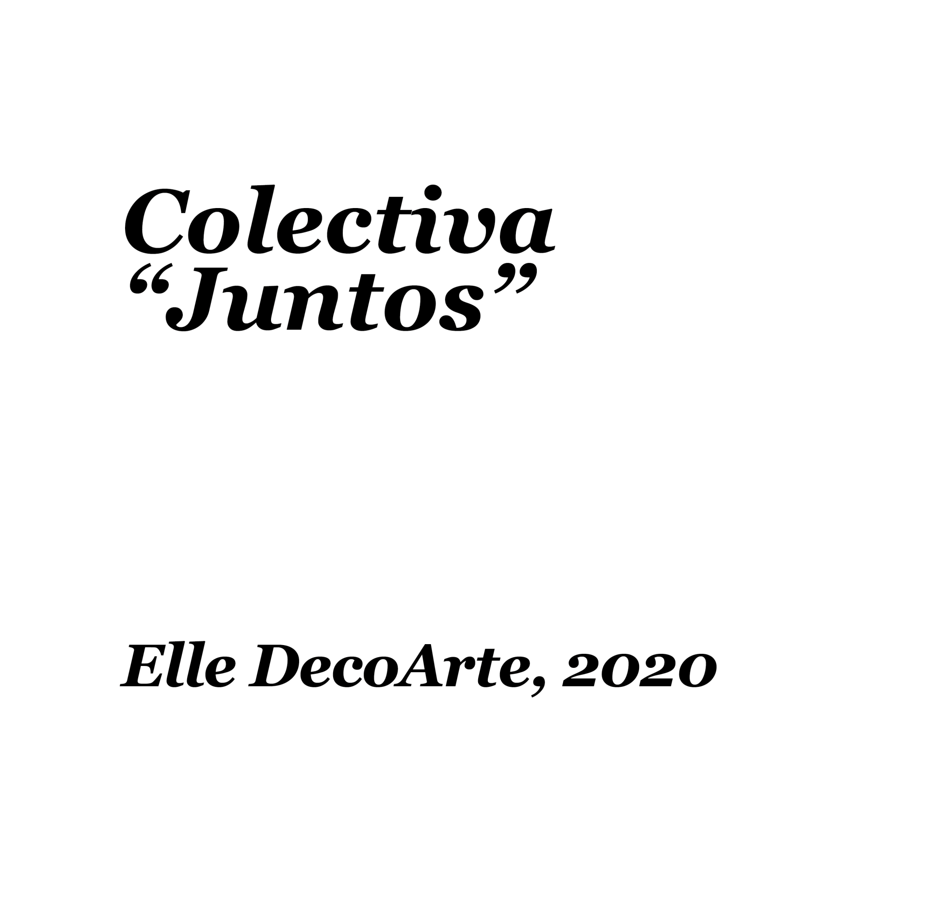 Blanca Muñoz en Elle DecoArte 2020