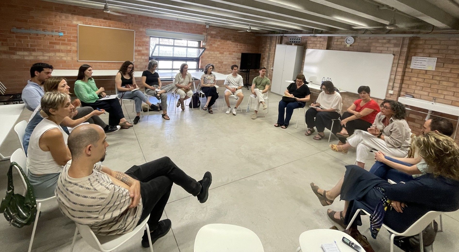 Un moment de la sessió del Comitè d'Etica de BCN Salut Mental celebrada el 18 de juny a la LLeialtat Santsenca