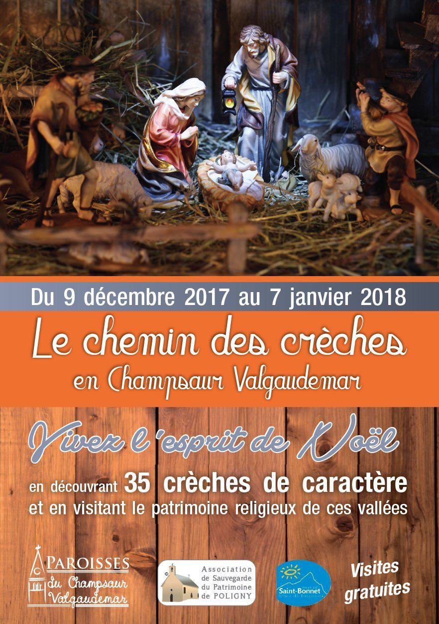 Chemin des crèches en Champsaur Valgaudemar 2017 Chemin des crèches en Champsaur Valgaudemar 2017