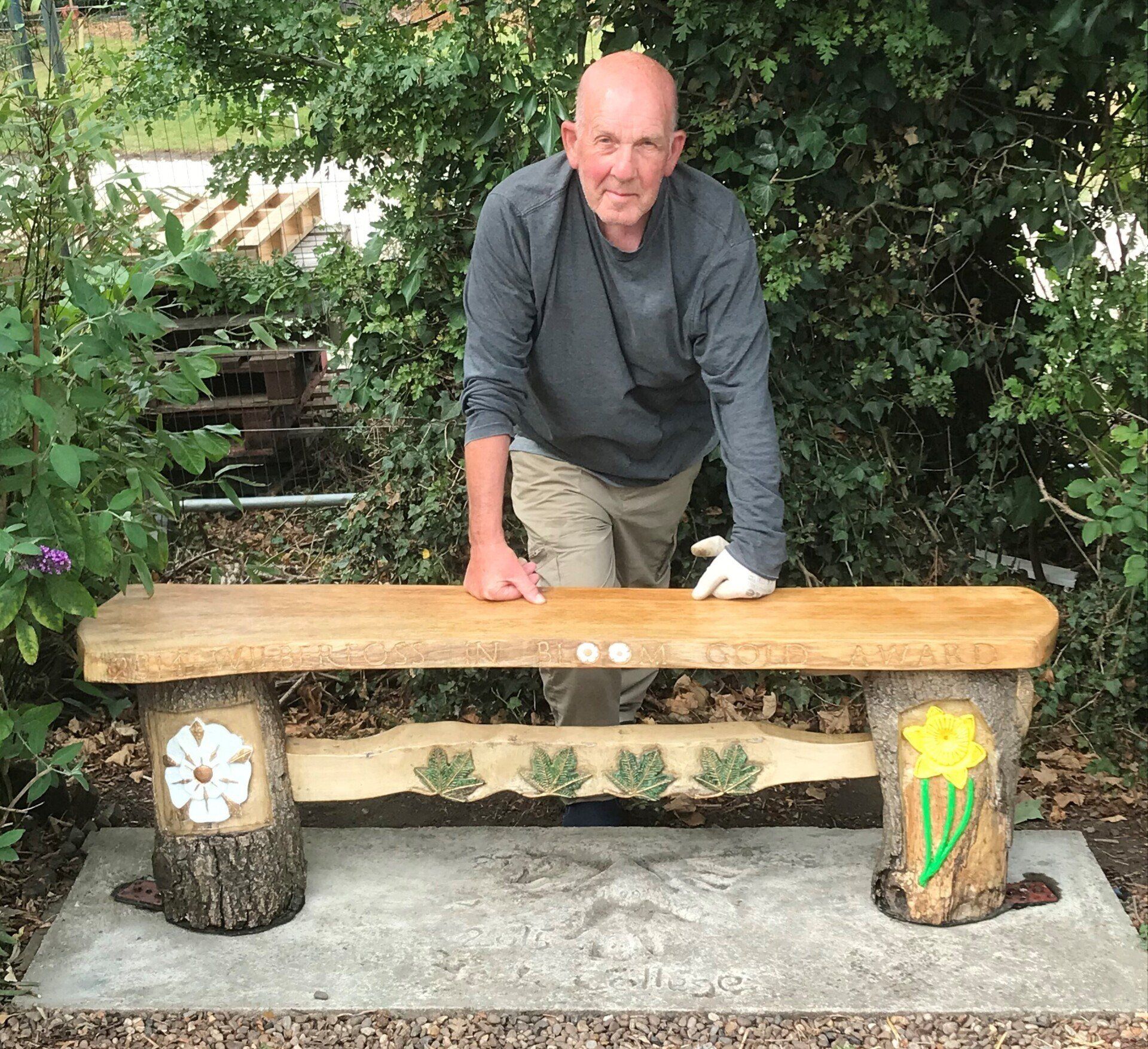 Photo of Hand-crafted bench