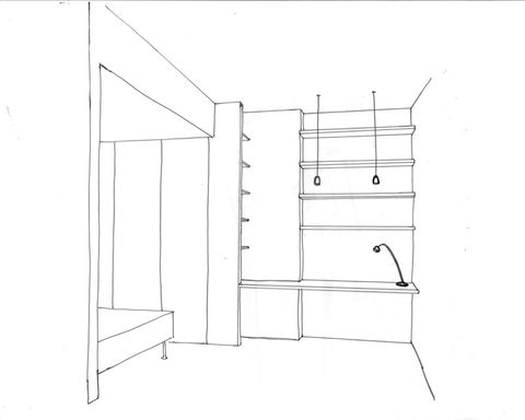 Perspective sur bureau #architecte #architectesaintefoyleslyon #architectelyon #renovation #extension #surélévation #maisonmoderne #permisdeconstruire #pland'architecte Aurelia Foyatier Architecte Lyon - renovation maison - extension maison - agrandissement maison - maison dans l'ouest de Lyon - architecture moderne et design - claustrat, verrière, bso, ral 7016