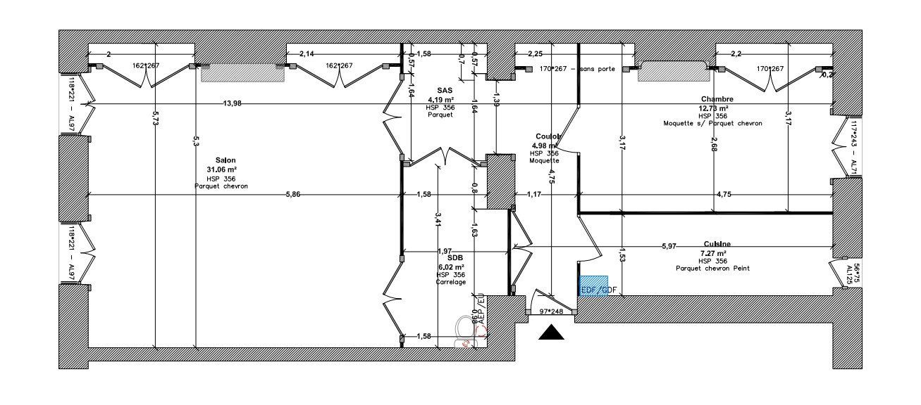 Aurelia Foyatier Architecte Lyon - renovation appartement et maison dans Lyon – travaux et suivi de chantier - architecture moderne et design - claustrat, verrière, bso, ral 7016