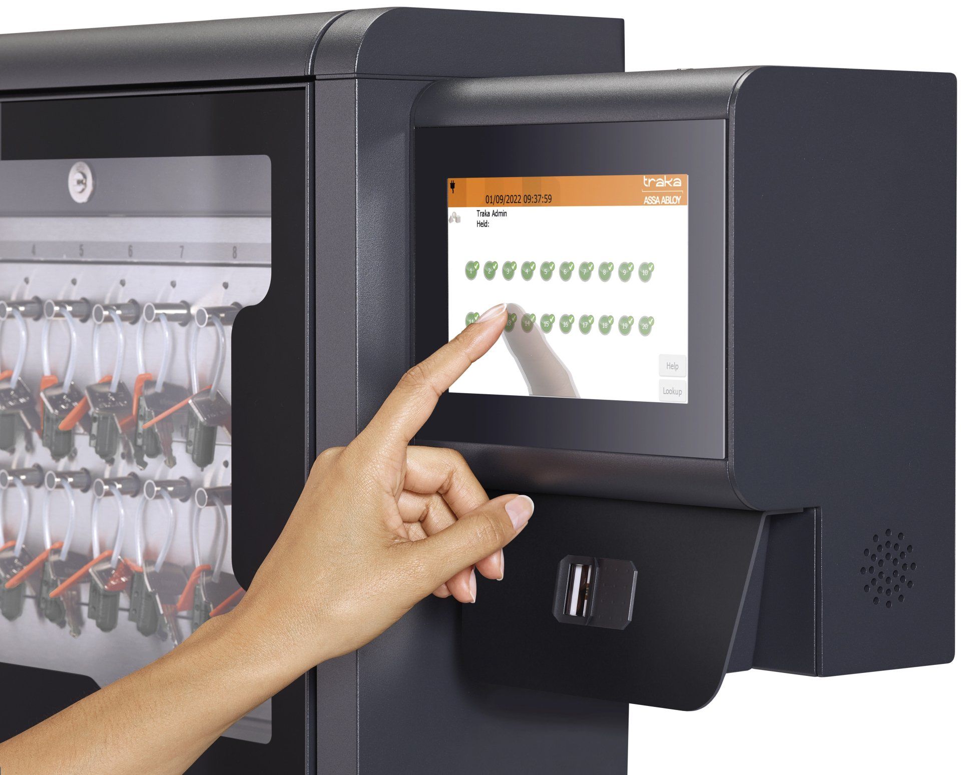 Elektronische Schlüsselschränke mit Touch-Technologie