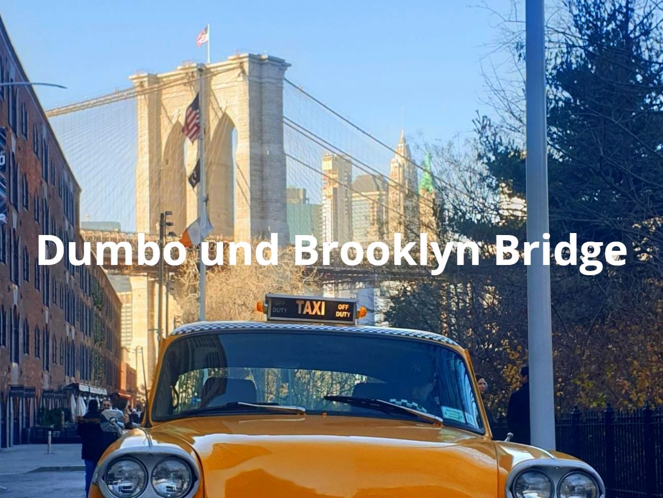 Brooklyn Bridge Tour Stadtführung New York deutsch von DUMBO nach Manhattan