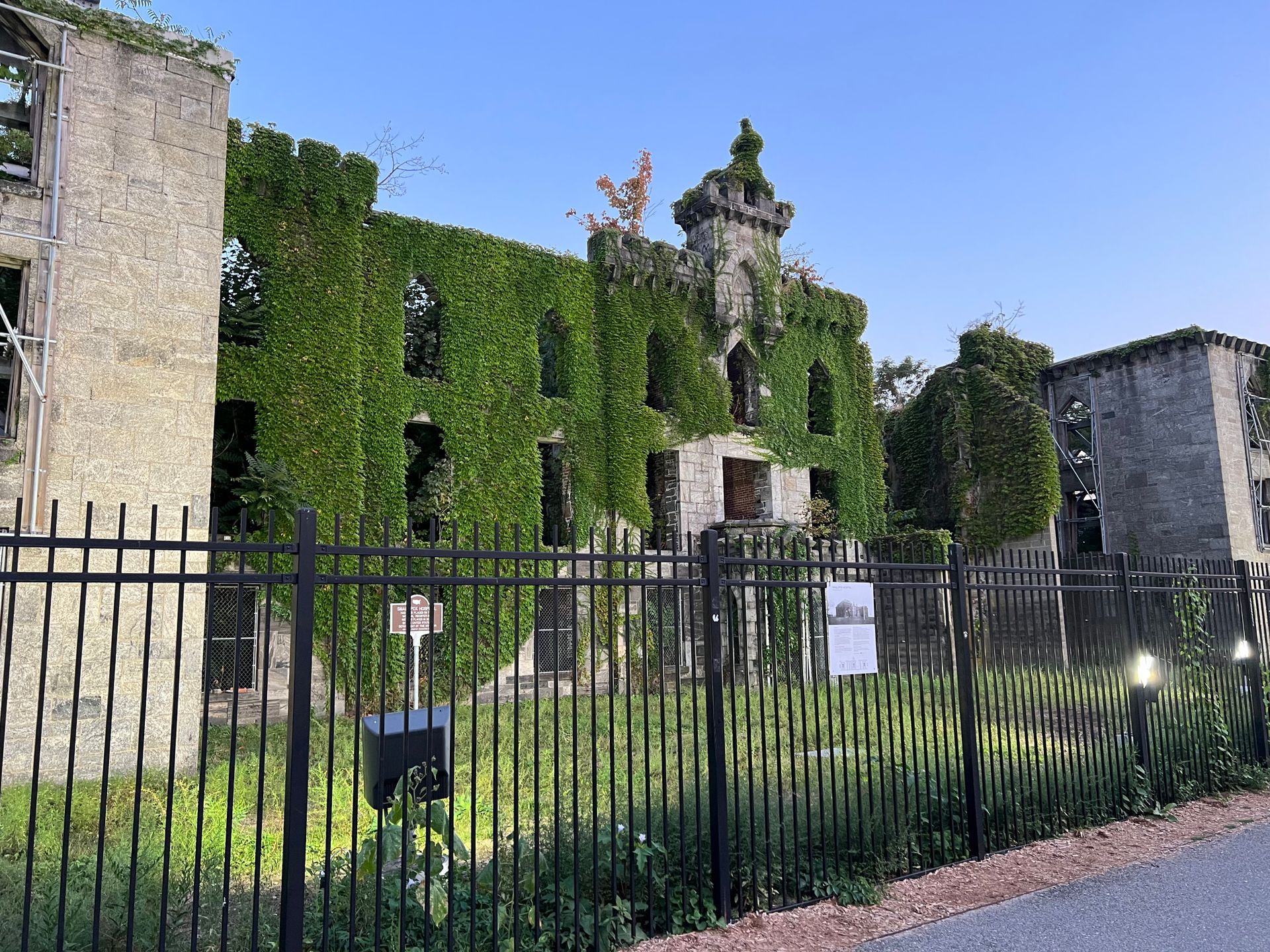 Smallpox Hospital auf Roosevelt Island