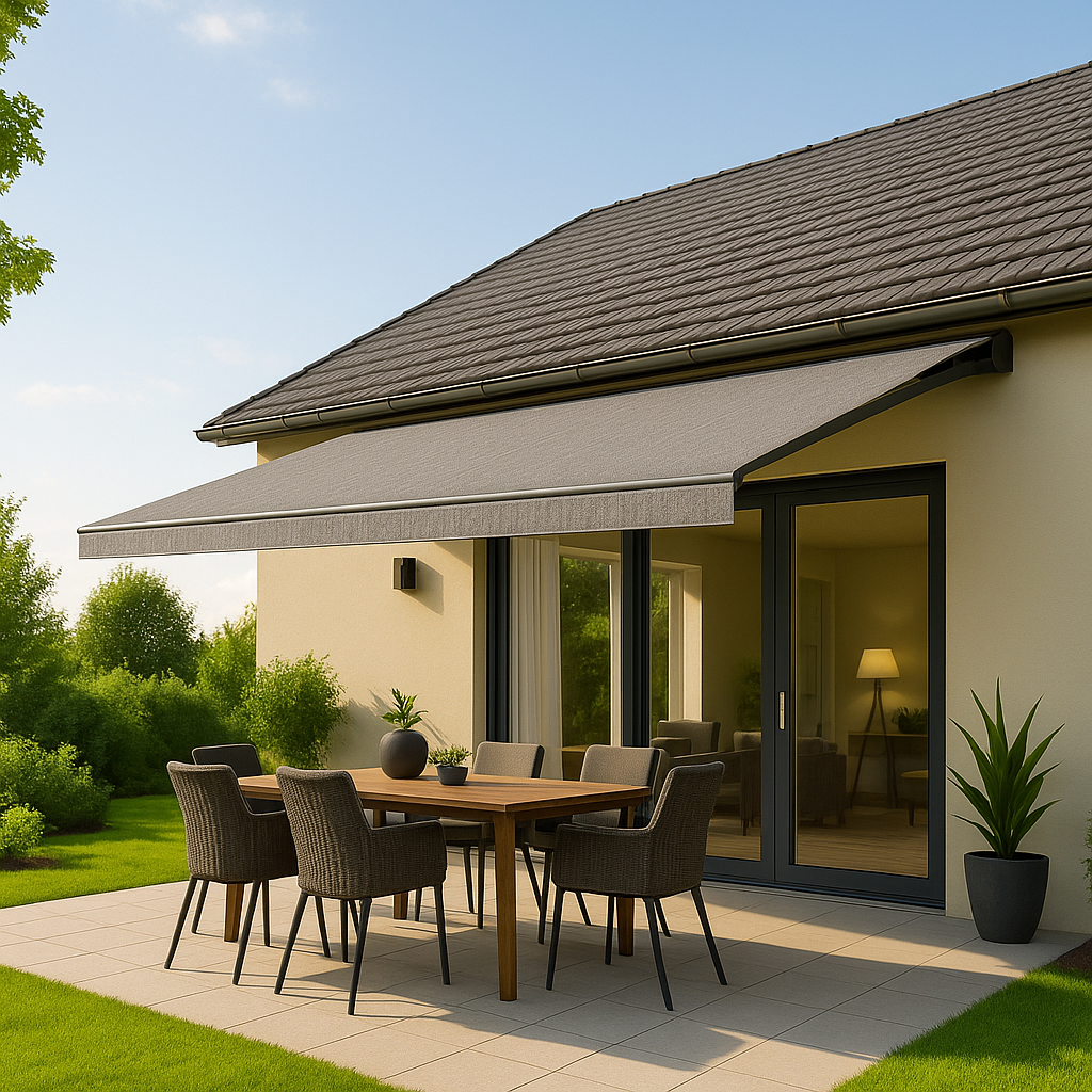 Markise auf Terrasse in Bruchsal