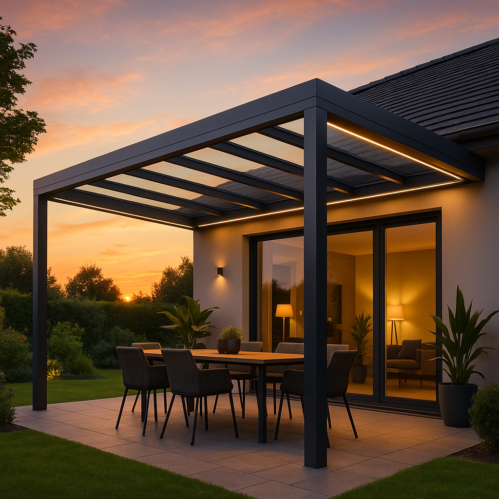 Terrassendach mit Polycarbonat in Bruchsal