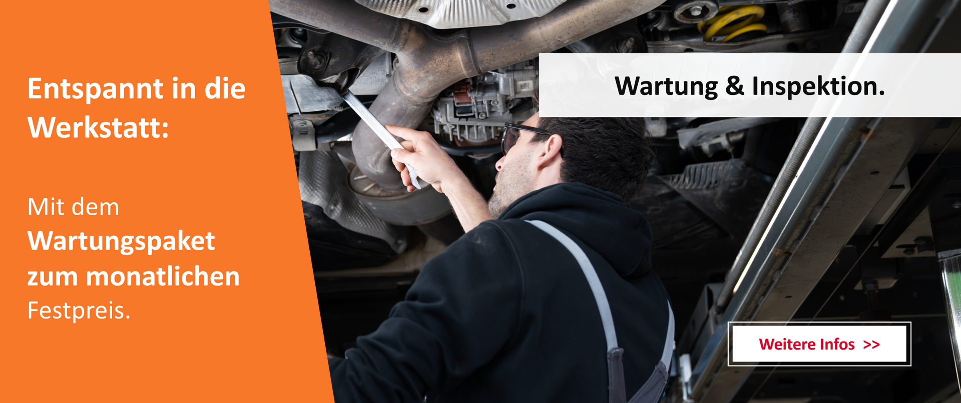 Entspannt in die Werkstatt: mit unserem Wartungspaket Wartung und Inspektion der Volkswagen Leasing